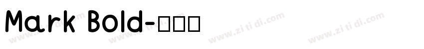 Mark Bold字体转换